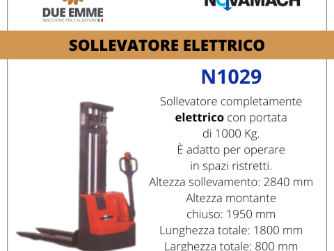 SOLLEVATORE ELETTRICO N1029 - ELECTRIC LIFTER N1029