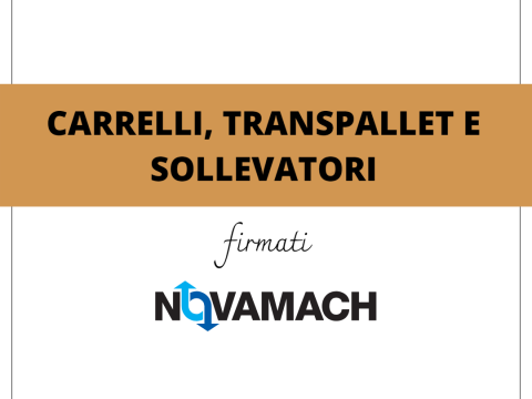 CARRELLI, TRANSPALLET E SOLLEVATORI